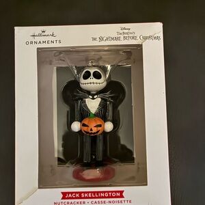 Disney Jack Skellington Nutcracker Hallmark Christmas Ornament New